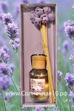 Арома-диффузер "цветы" LAVANDER (лаванда) для дома, 100 мл,