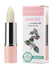 LIMONI Бальзам для губ "Lipcare Stick" тон 01-Ментол***